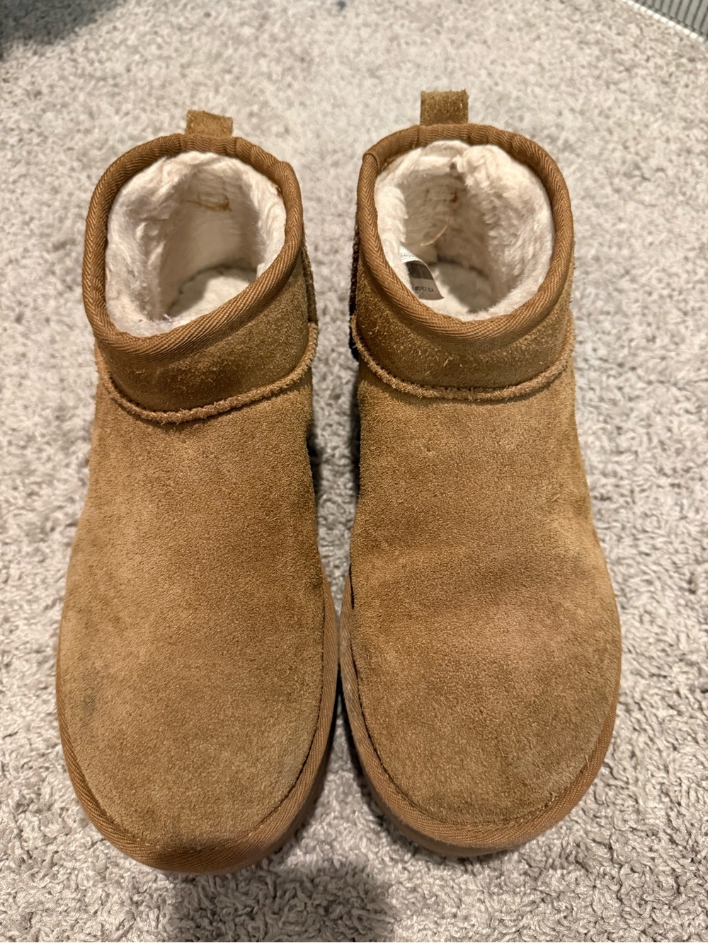 Platform Ugg boots tan